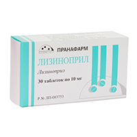 Купить Лизиноприл таб 10мг №30