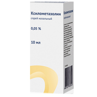 Купить Ксилометазолин спрей наз 0,05% 10мл