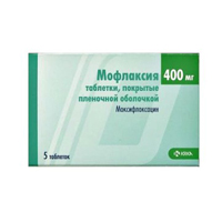 Купить Мофлаксия таб ппо 400мг №5
