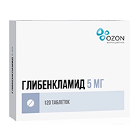 Купить Глибенкламид таб 5мг №120