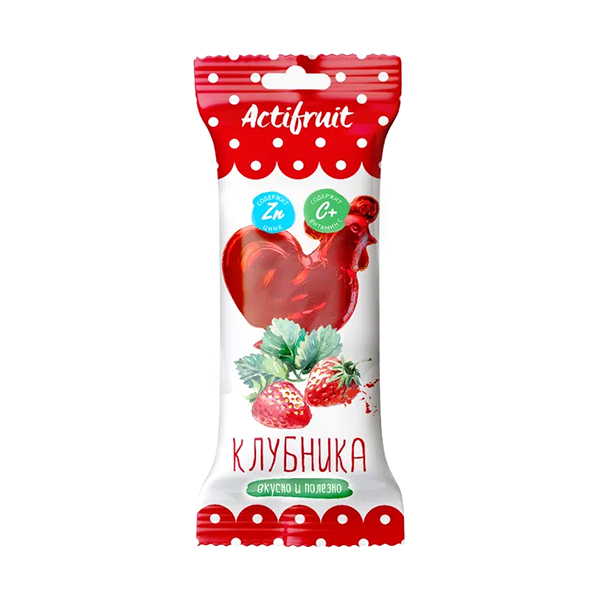 Купить Петушок карамель леденц 17г вит C клубника