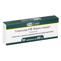 Купить Гликлазид-МВ Фармстандарт таб с пролонг высвоб 60мг №30