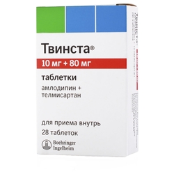 Купить Твинста таб 10мг+80мг №28