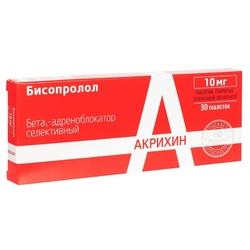 Купить Бисопролол таб ппо 10мг №30