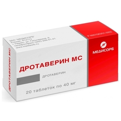 Купить Дротаверин МС таб 40мг №20