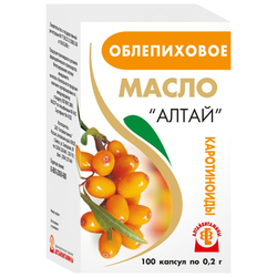 Купить Облепиховое масло капс 200мг №100