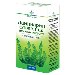 Купить ЛАМИНАРИИ СЛОЕВИЩА-МОРСКАЯ КАПУСТА 100,0