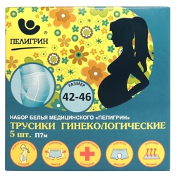 Купить Пелигрин П7 трусики гинекологические сетч р.42-46 №5 н/стер п/родовые