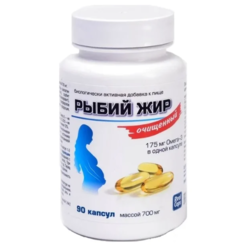 Купить РЫБИЙ ЖИР ОЧИЩЕННЫЙ КАПС 700МГ N90 (БАД)