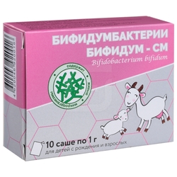 Купить БИФИДОБАКТЕРИИ БИФИДУМ-СМ САШЕ-ПАК. №10