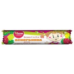Купить АСКОРБИНКА ДЕТСКАЯ СО ВКУСОМ МАЛИНЫ 3,0Г №10 (, ФАРМГРУПП)