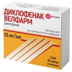 Купить Диклофенак р-р д/в/м введ 25мг/мл амп 3мл №10