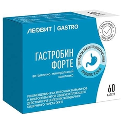 Купить Гастробин Форте капс массой 0,5г №60 витаминно-минеральный комплекс