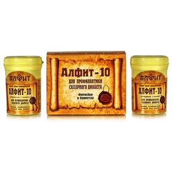 Купить Алфит-10 фитосбор брикет 2г №60 д/профил диабета