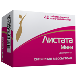 Купить Листата Мини таб ппо 60мг №40