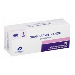 Купить Оланзапин Канон таб 10мг №28