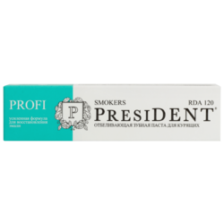 Купить ЗУБНАЯ ПАСТА ПРЕЗИДЕНТ PROFI SMOKERS 50МЛ