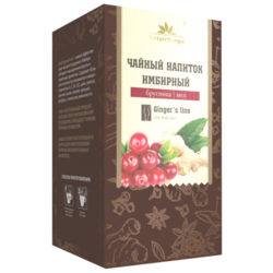 Купить АлтайФлора чай имбирный 1,5г №20 брусника и мед