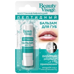 Купить BEAUTY VISAGE БАЛЬЗАМ ДЛЯ ГУБ 5В1 ПЕПТИДНЫЙ ВОССТАНАВЛИВАЮЩИЙ  3,6Г
