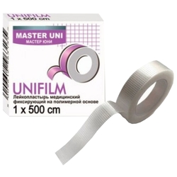 Купить Мастер Юни Unifilm пластырь фиксир 1смX500см полимерн осн