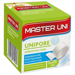 Купить Мастер Юни Unipore пластырь фиксир 5смX500см неткан осн