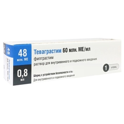 Купить Теваграстим р-р д/в/в и п/к введ 60млн МЕ/мл шпр 0,8мл