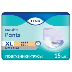 Купить ТЕНА ПОДГУЗНИКИ-ТРУСЫ Д/ВЗР. PROSKIN PANTS NORMAL Р.S №15