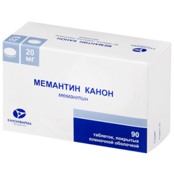 Купить Мемантин Канон таб ппо 20мг №90