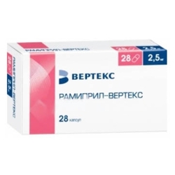 Купить Рамиприл-Вертекс капс 2,5мг №28