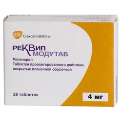 Купить Реквип Модутаб таб ппо пролонг 4мг №28