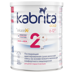 Купить Кабрита 2 Gold смесь сух на коз молоке 400г