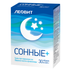 Купить Леовит Сонные+ таб 0,55г №30