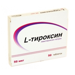 Купить L-Тироксин таб 50мкг №50