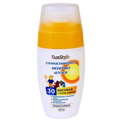Купить МОЛОЧКО СОЛНЦЕЗАЩИТНОЕ ДЕТ SPF-30 100МЛ/SUN STYLE