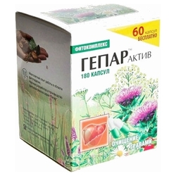 Купить Гепар Актив капс 0,35г №180 очищение травами