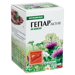 Купить Гепар Актив, капс 0.12 блистер №60 фитокомплекс