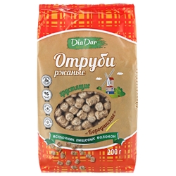 Купить Диадар отруби ржаные 200г хрустящие