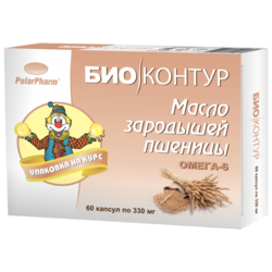 Купить БиоКонтур Масло Зародышей Пшеницы капс 330мг №60