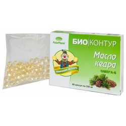 Купить Биоконтур масло кедра 0,33 № 60 капс