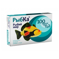 Купить Рыбий жир Рыб Ка, капс 200мг №100