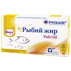 Купить Рыбий Жир Омега Дети капс 500мг №30