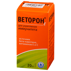 Купить Веторон-Е (Бета-Каротин), капли фл-кап. 20мл