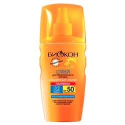 Купить Биокон Солнце спрей д/безопасного загара 160мл SPF 50+