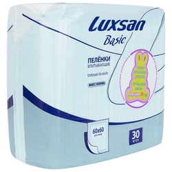 Купить ПЕЛЕНКИ ВПИТЫВ. LUXSAN Basik/norma 60Х60 №30
