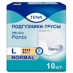Купить ТЕНА ПОДГУЗНИКИ-ТРУСЫ Д/ВЗР. PROSKIN PANTS NORMAL Р.M №10