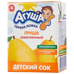 Купить Агуша сок груш осв 200мл