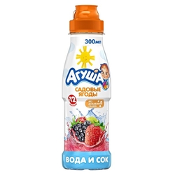 Купить Агуша вода сок ягоды садовые 300мл