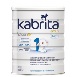 Купить Кабрита 1 Gold смесь сух на коз молоке 800г