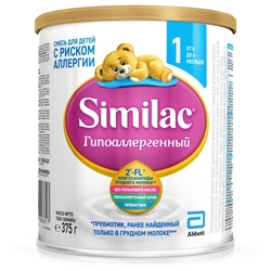 Купить СИМИЛАК ГИПОАЛЛЕРГЕННЫЙ 1 СМЕСЬ СУХ Д/ДЕТ 375,0
