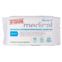 Купить Акваэль Медикал салфетки влаж антибакт №15 дезодорир эффект